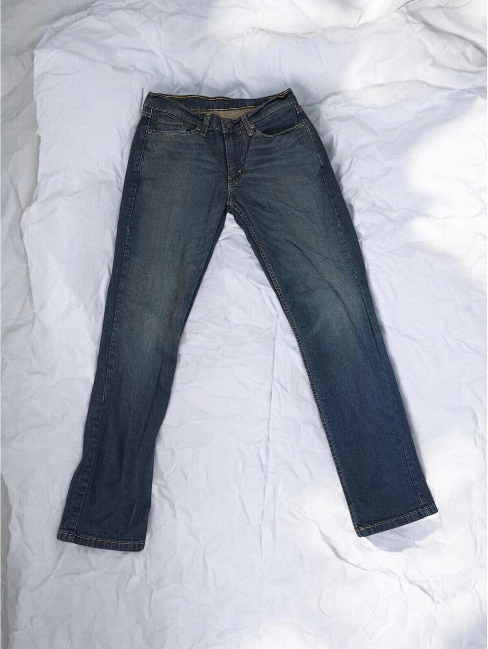 Levi Strauss & Co. Men's 514 Straight Fit Jeans, Size W29 L30, Dark Blue Denim